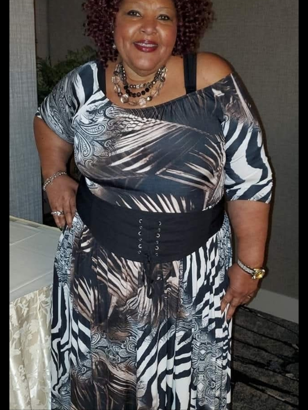 Long ladies leopard print dress